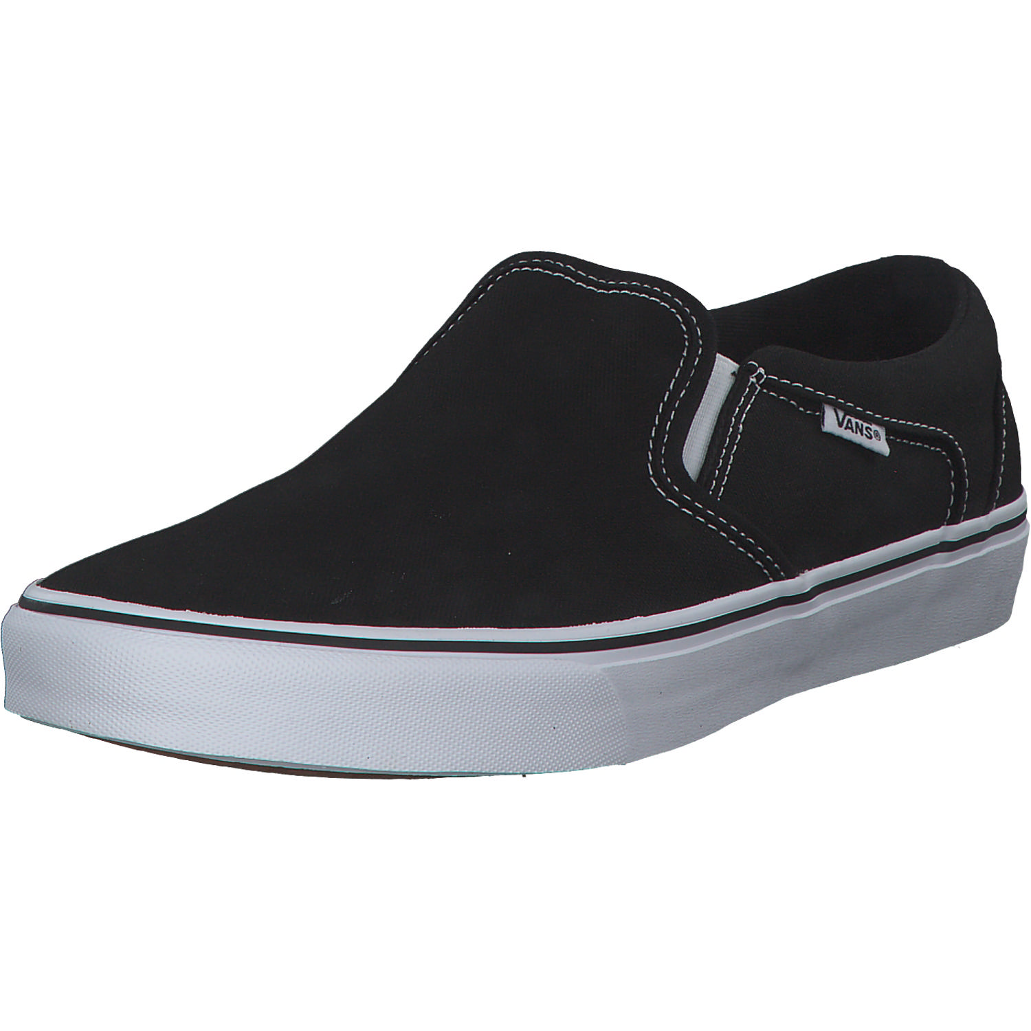 Vans Asher VN000SEQ, Slipper, Damen, Black/White