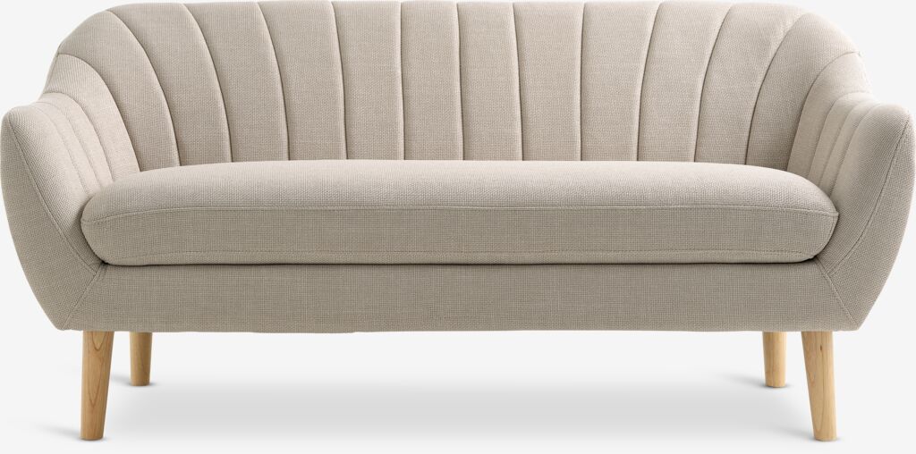 EGEDAL Sofa EGEDAL 2,5-osobowa tkanina w kolorze beżowym/w kolorze dębu