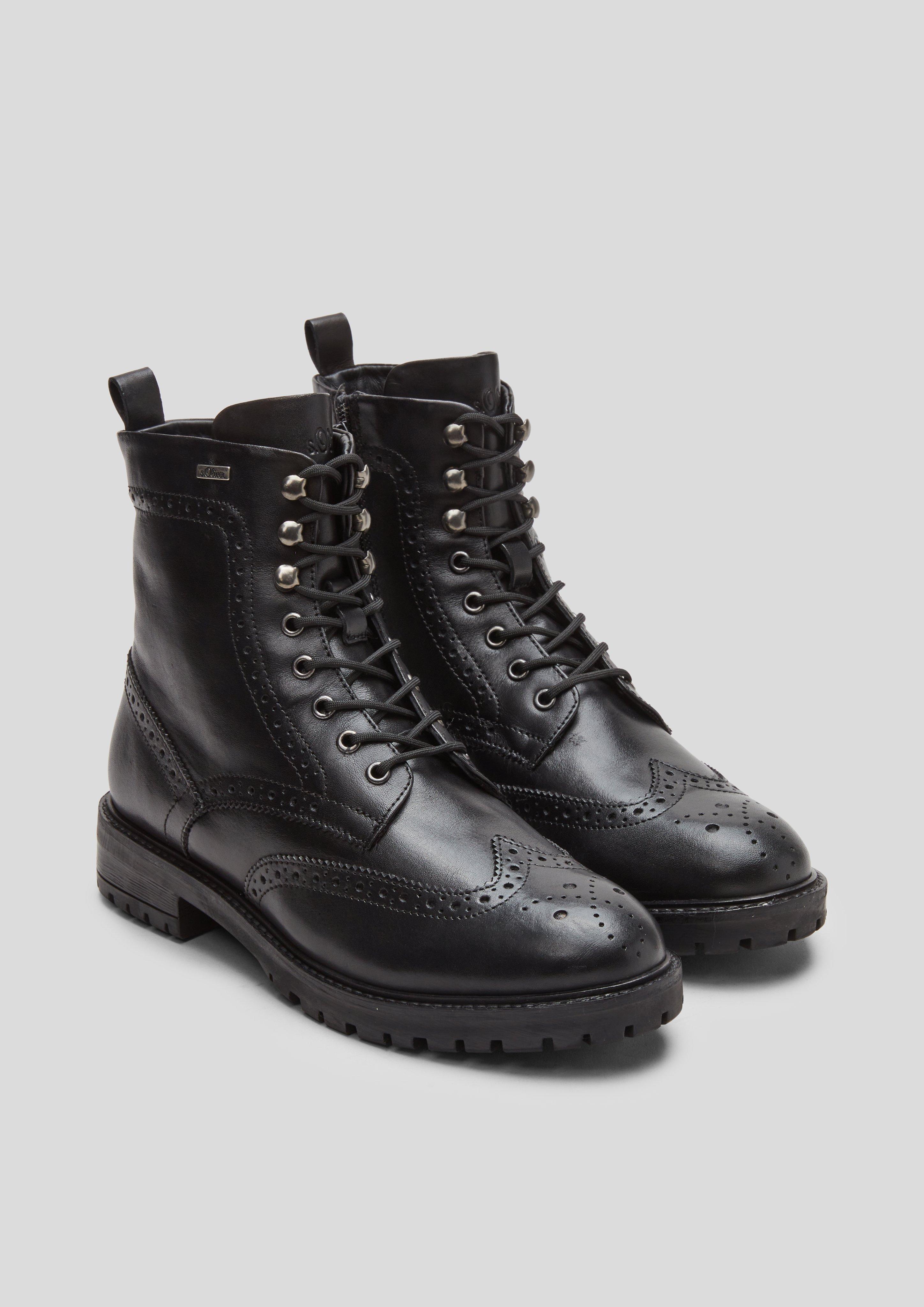 Brouge-Boots aus Leder  101.107.101.25209-001