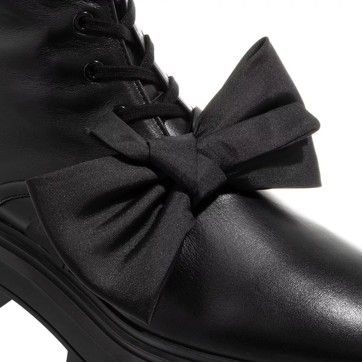 STUART WEITZMAN Stiefeletten schwarz Schnürstiefel