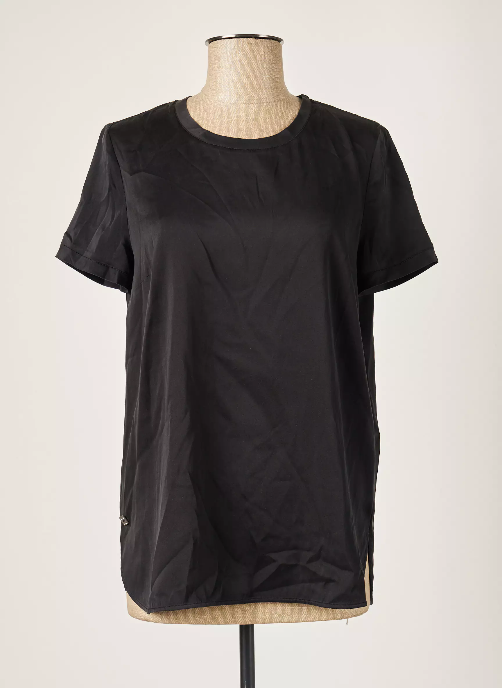 Manila Grace Tshirts Femme couleur noir
