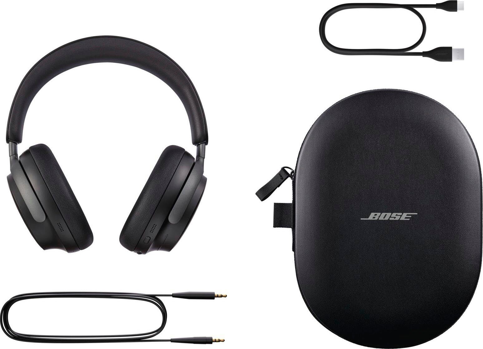 Bose QuietComfort Ultra Headphones Bluetooth-Kopfhörer (Active Noise Cancelling (ANC), Freisprechfunktion, Transparenzmodus, kompatibel mit Siri, Siri, Bluetooth)