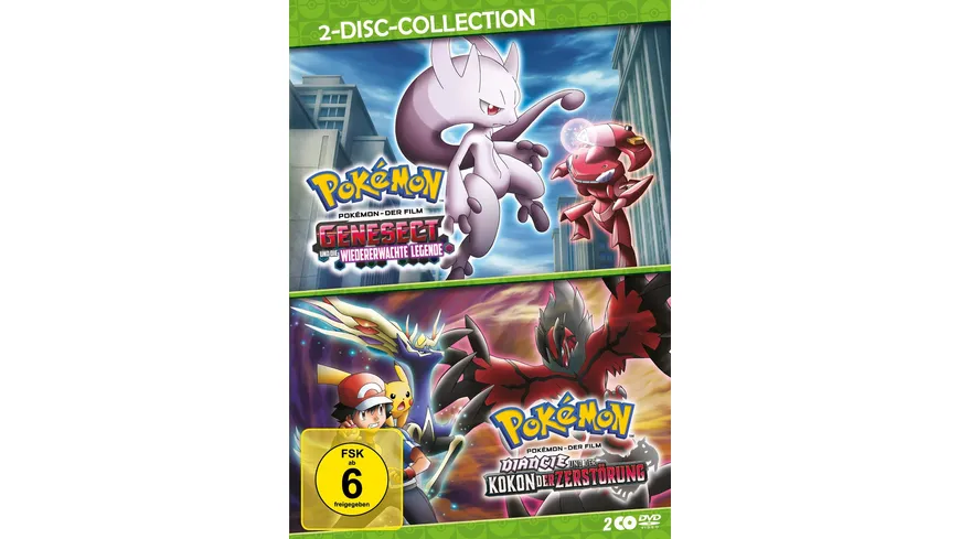 Pokémon - Genesect und die wiedererwachte Legende / Diancie und der Kokon der Zerstörung  [2 DVDs]
