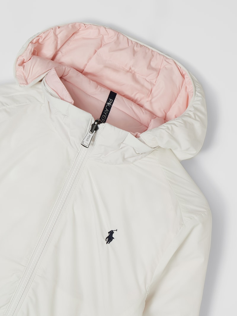 Steppjacke mit Wendefunktion in offwhite