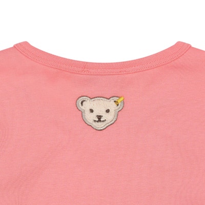T-Shirt langarm, pink für Mädchen