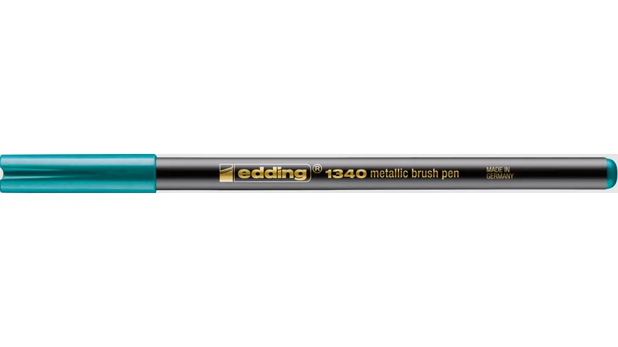 edding 1340 metallic Pinselstift gruen-metallic