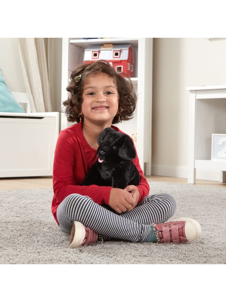 Melissa & Doug Schwarze Benson Labrador-Welpe 25,4 cm- ab 3 Jahren günstig kaufen onesize