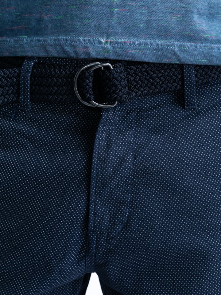 Petrol Industries Chino-Shorts mit Gürtel Breezeify in Blau günstig kaufen