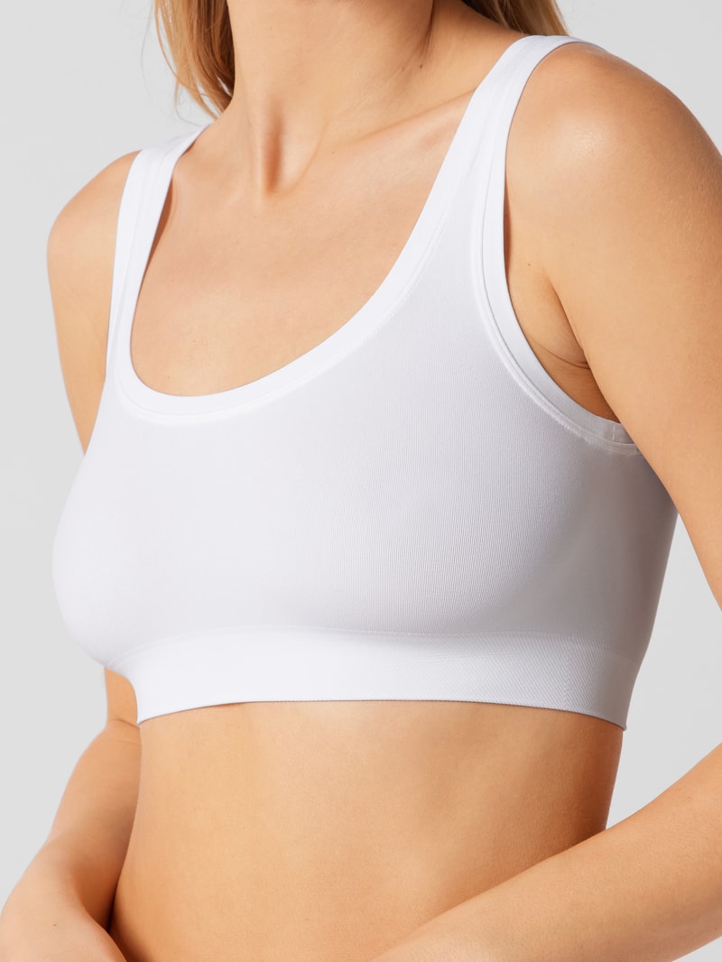 Bustier aus Mikrofaser Modell Touch Feeling in weiß