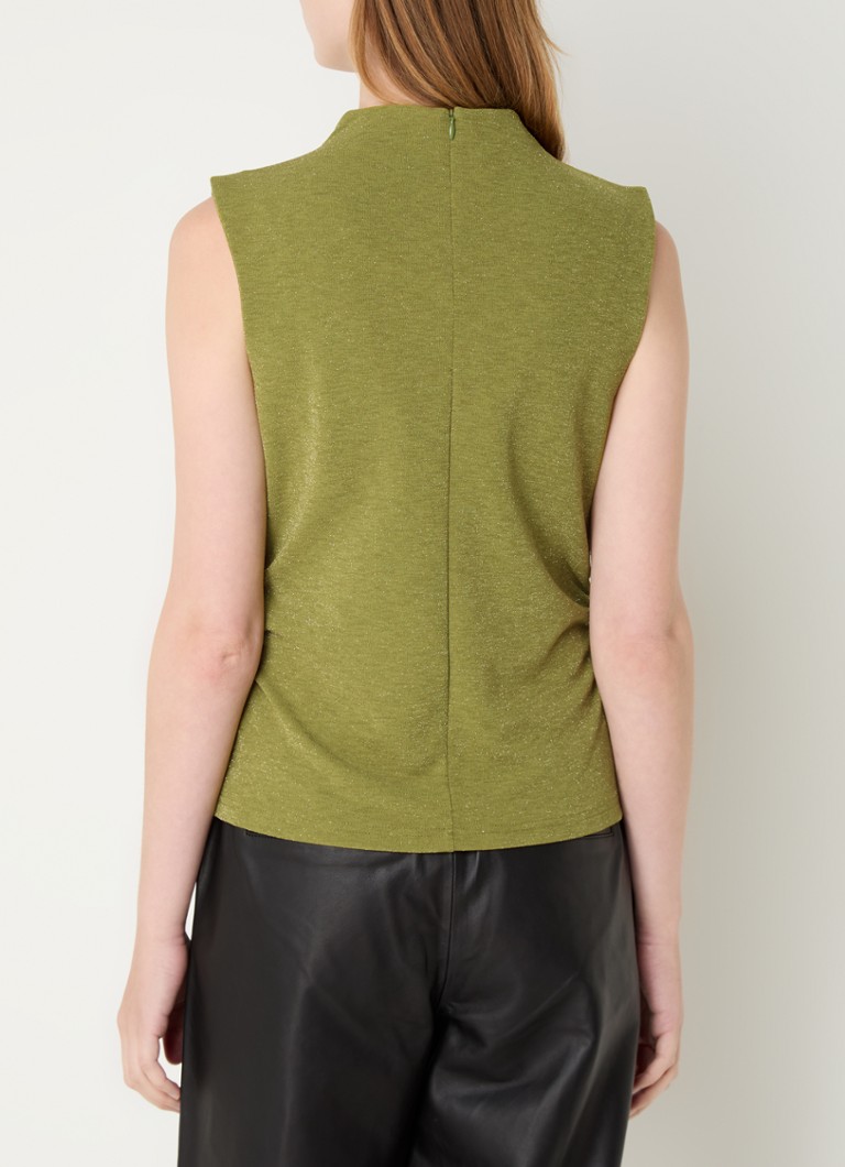 Tricou fără mâneci pentru femei Marwa, cu inserții din lurex.