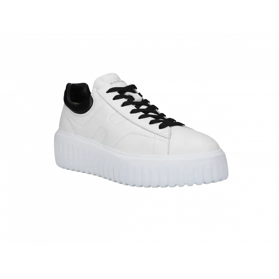 Hogan - Sneaker low H-STRIPES Nappaleder - weiß