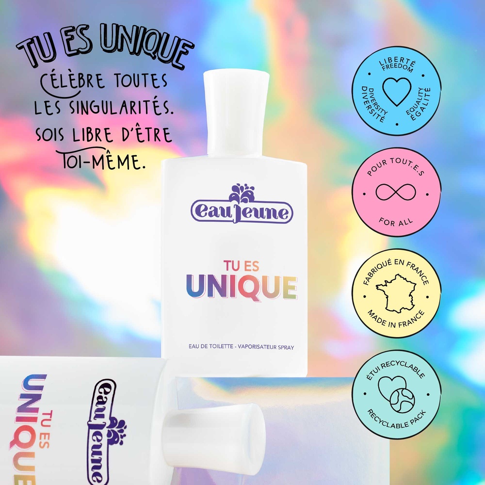 eau jeune Eau Jeune - Eau de Toilette Tu es Unique 75ml Eau de toilette unisexe 75ml