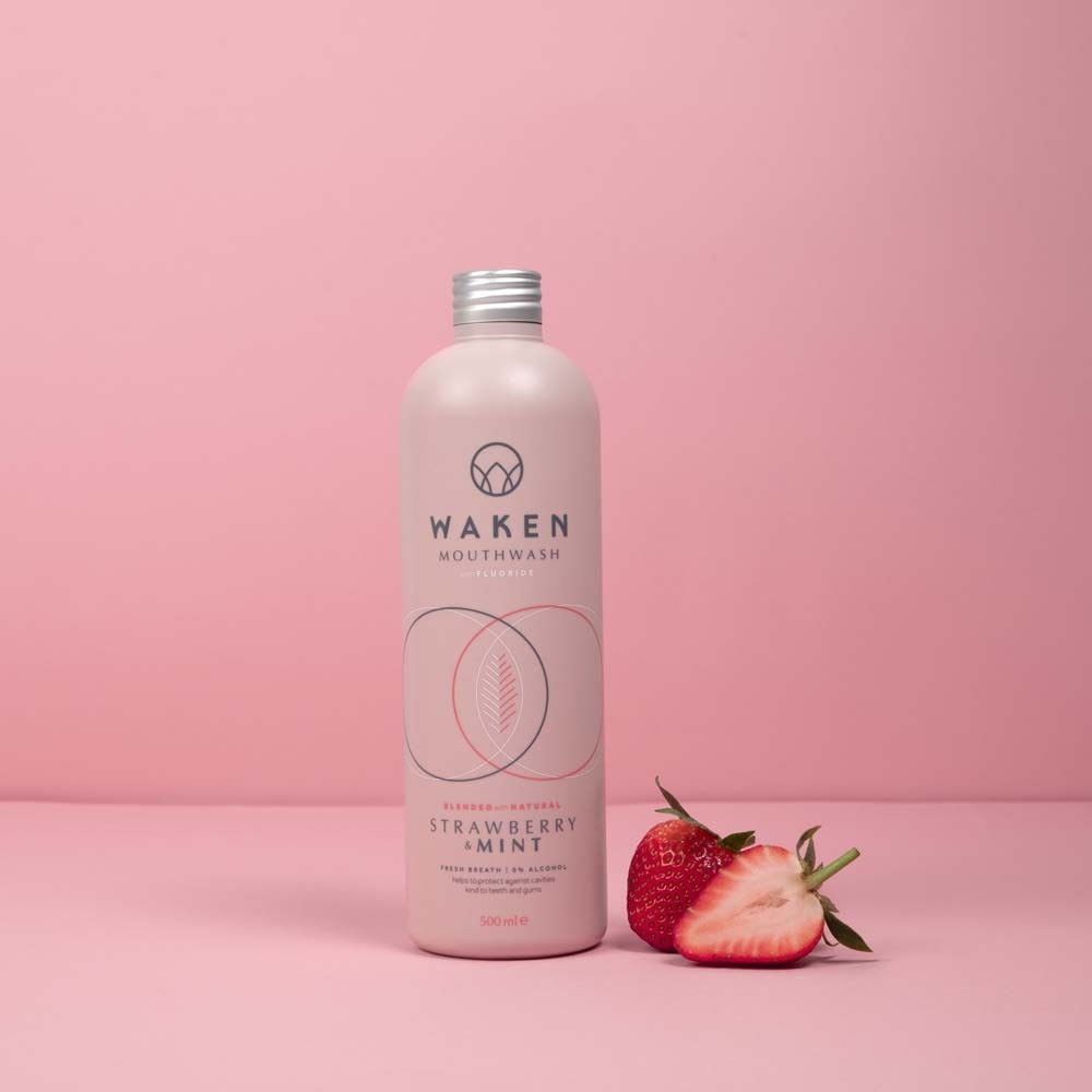 waken Bain de bouche Strawberry & Mint 500ml Bain de bouche