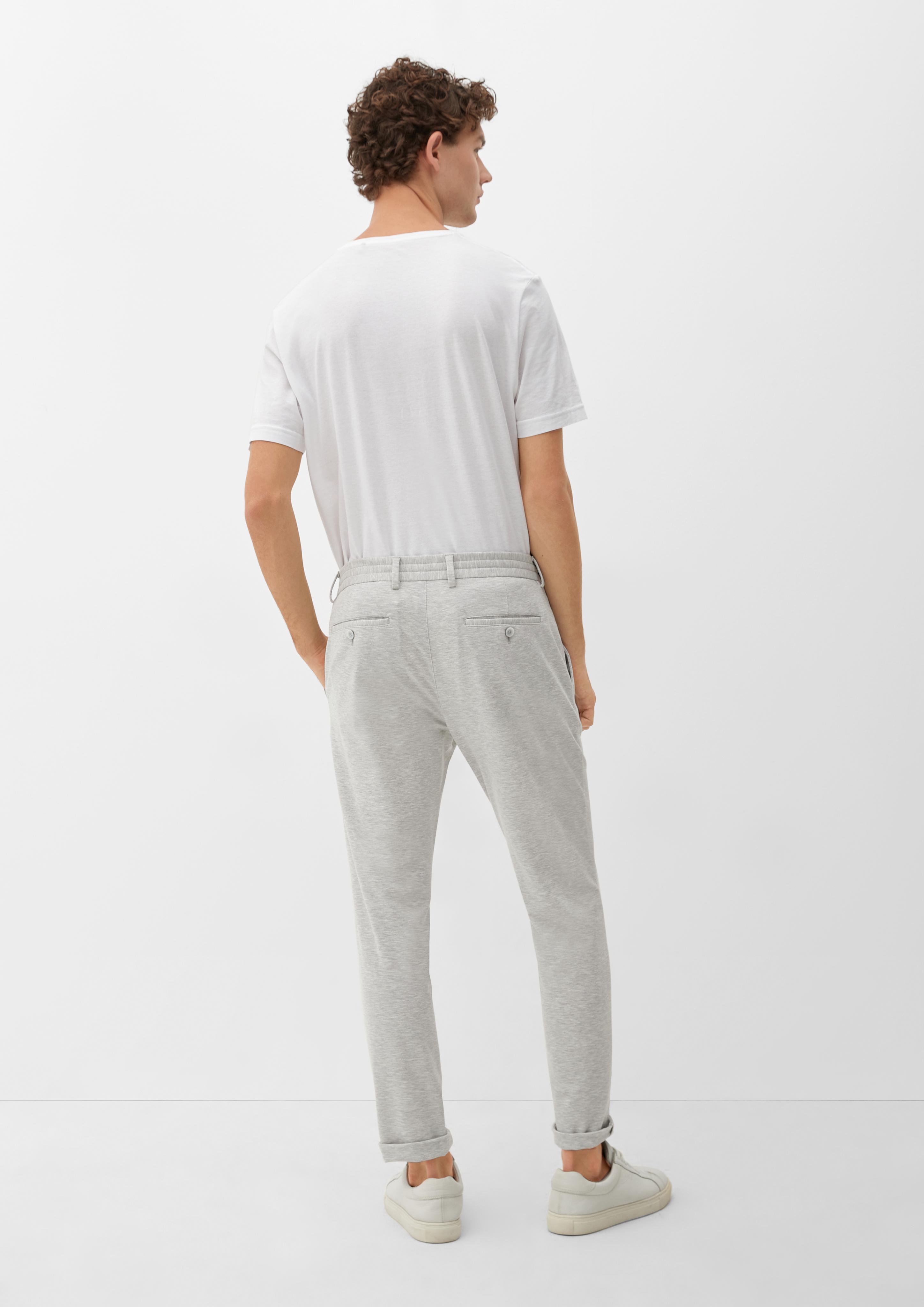 Slim: Joggsuit-Hose aus Stretch-Jersey  2130160-91W2