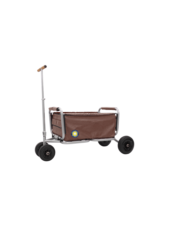 Beachtrekker Beachtrekker LiFe faltbarer Bollerwagen   Bremse, klappbarer Handwagen (Braun) günstig kaufen onesize