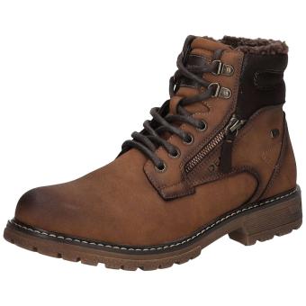Tom Tailor Schnür Boots in braun