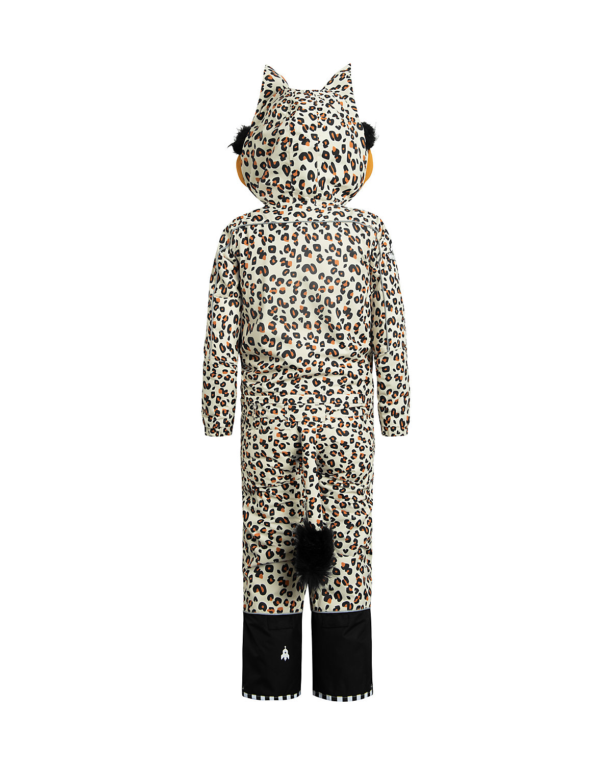 CHEETADO Leopard Black Schneeanzüge