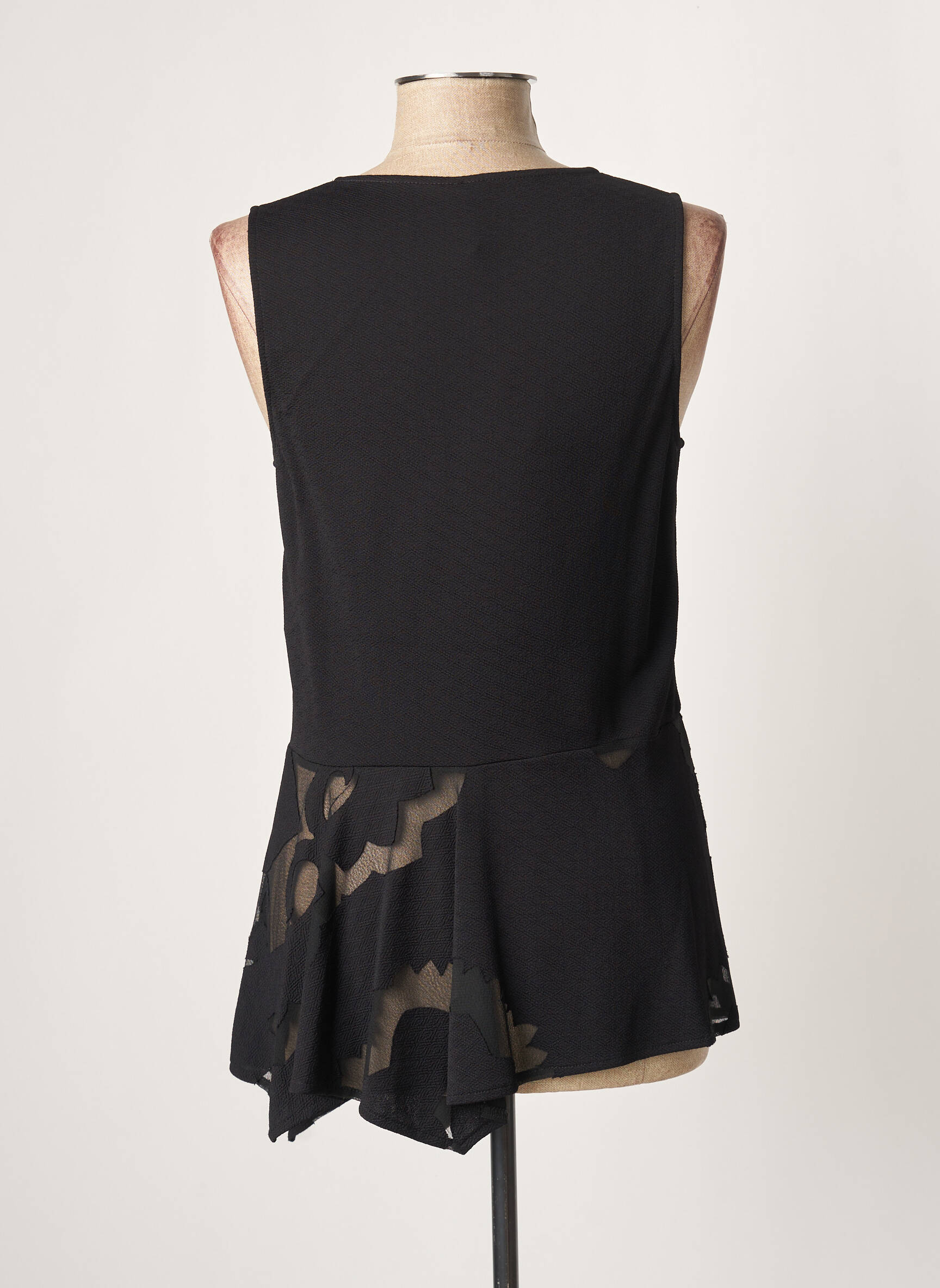 Indies Tuniquesansmanche Femme couleur noir