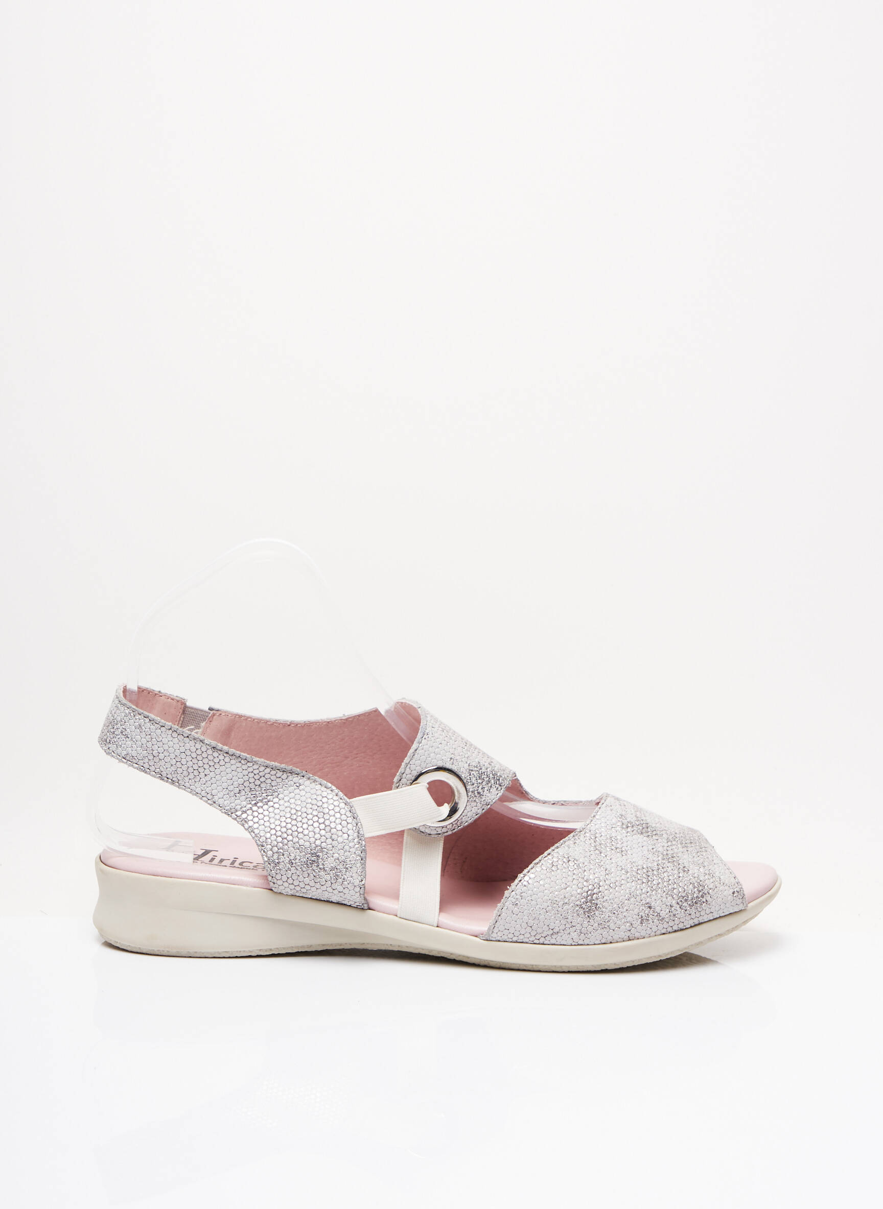 Hirica Sandales Nu Pieds Femme couleur gris