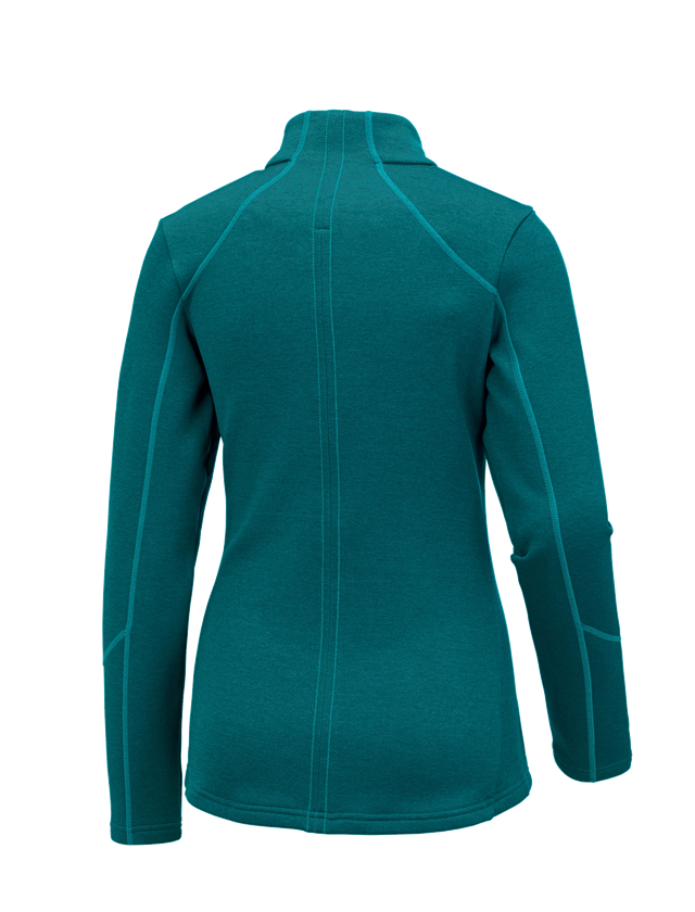 e.s. Funktions Sweatjacke melange, Damen