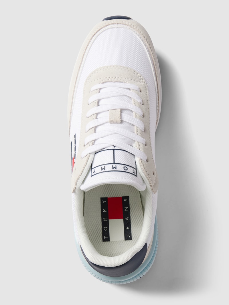 Sneaker mit Logo-Details Modell 'TECH. RUN' in weiß