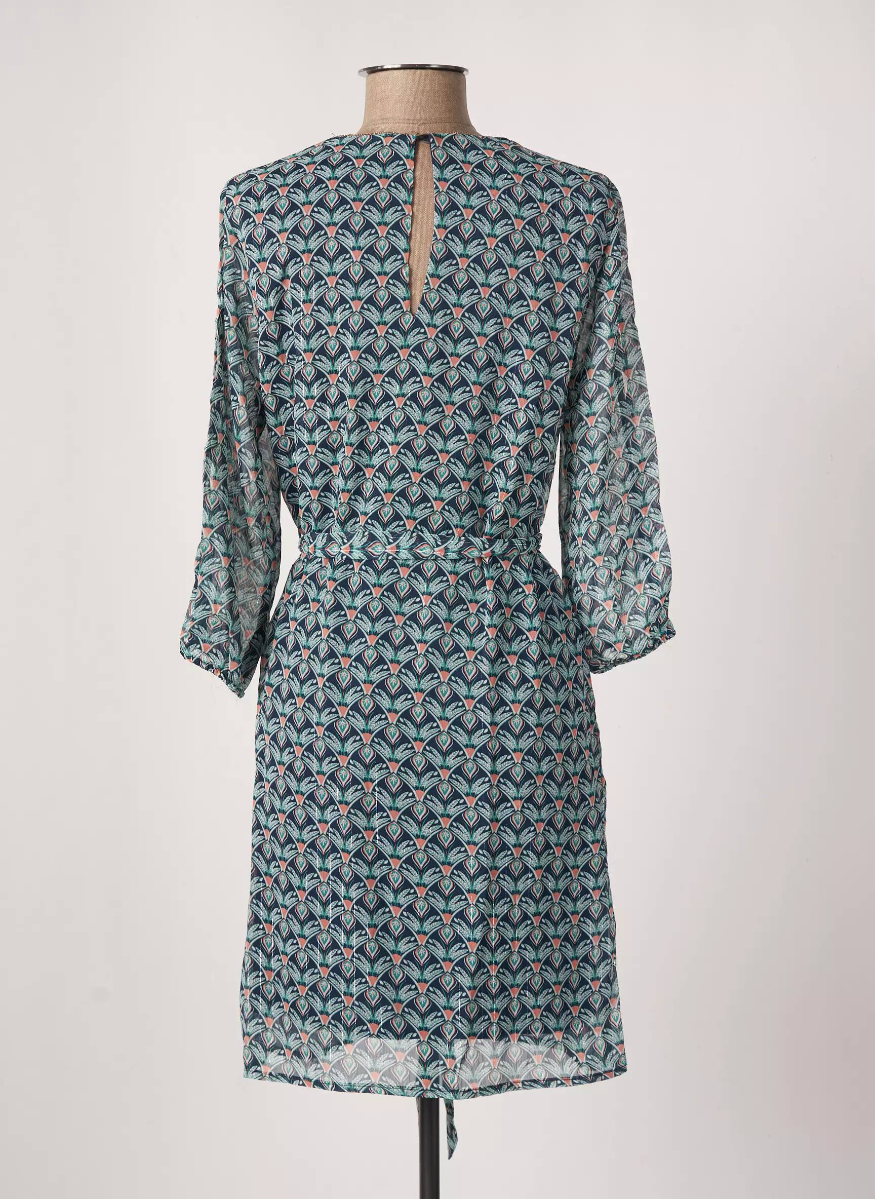 It Hippie Robes Mi Longues Femme couleur bleu