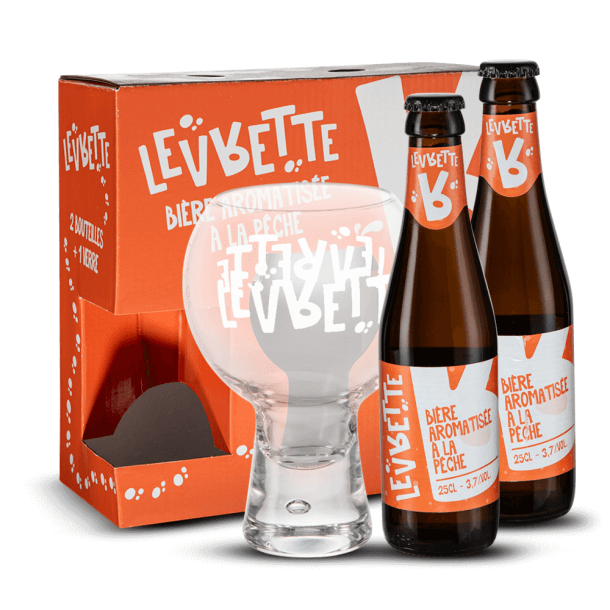 Coffret Levrette aromatisée pêche