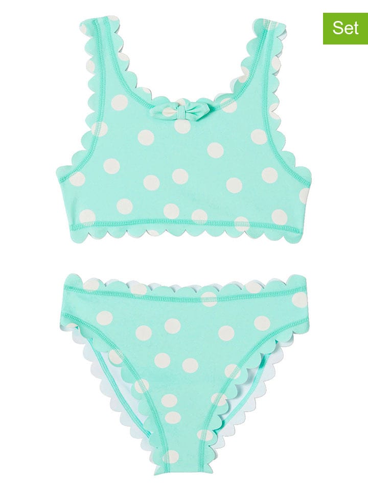 vertbaudet Bikini-Set in Türkis günstig kaufen