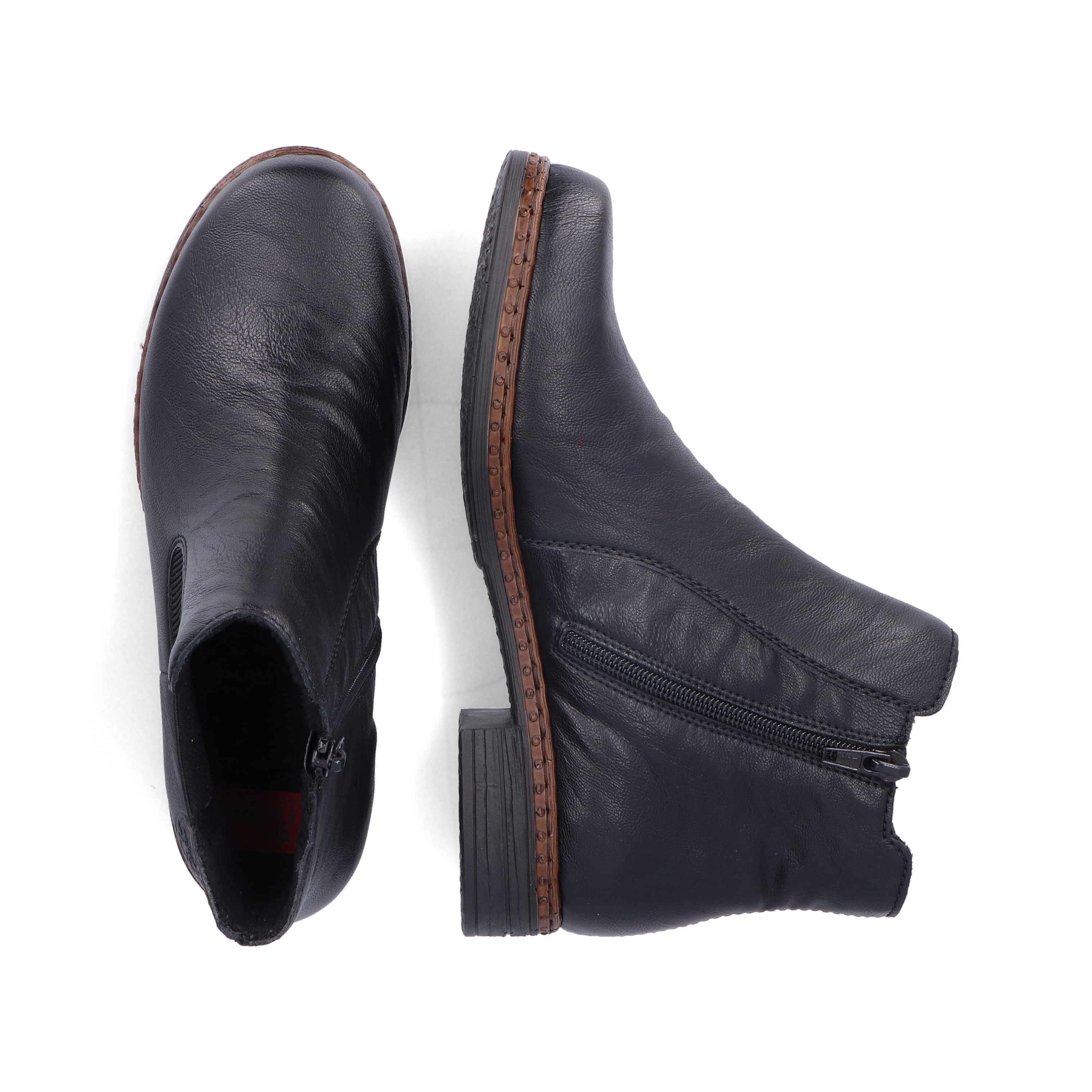 Rieker Damen Chelsea Boots nachtschwarz