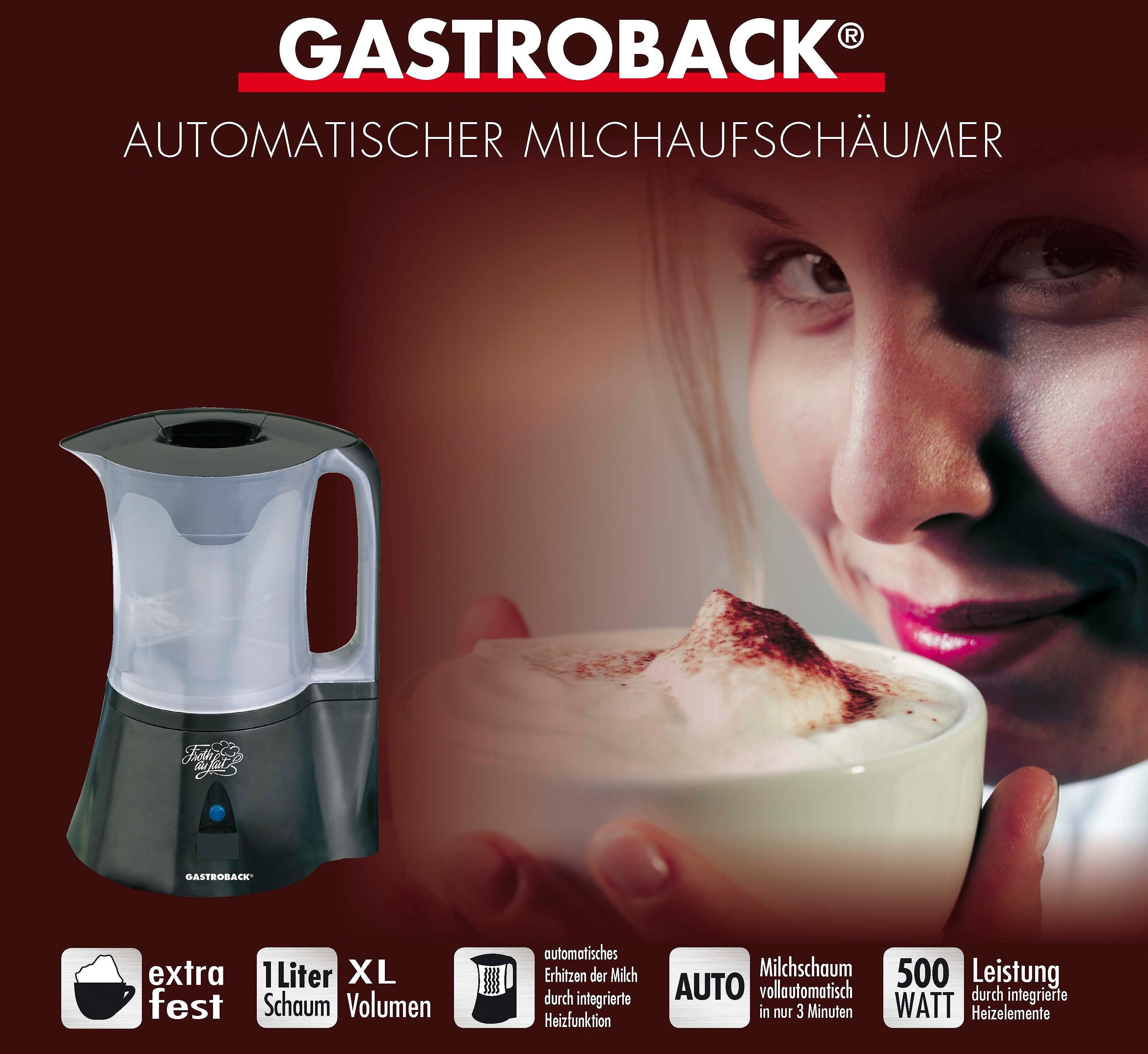 Gastroback Milchaufschäumer 42410, 500 W