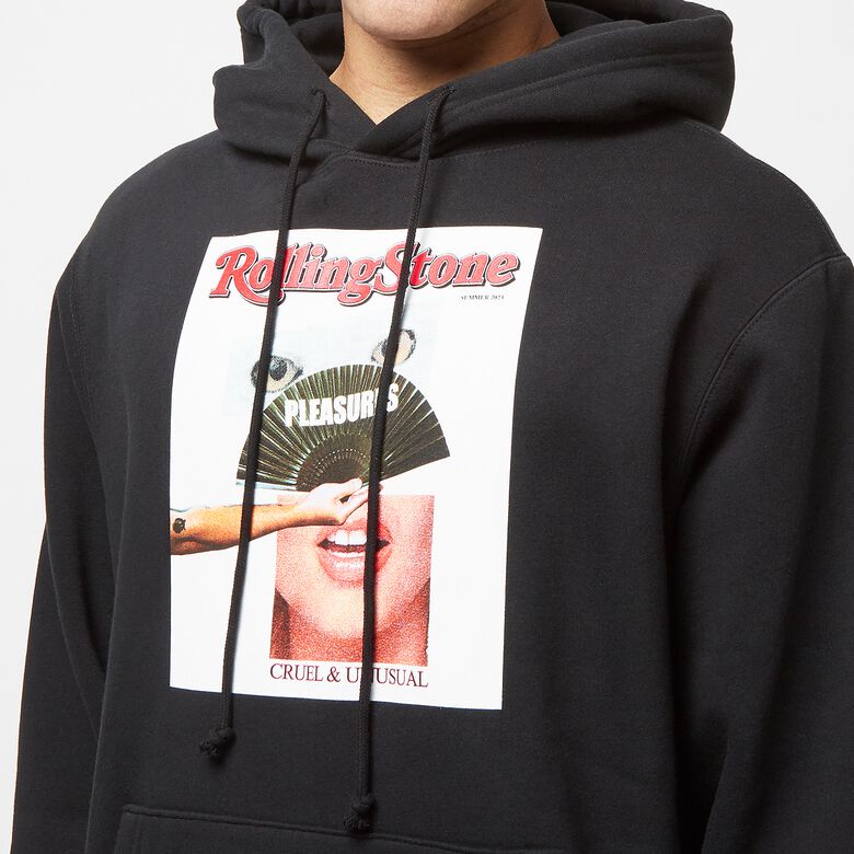 Pleasures Rolling Stone Hoodie Black