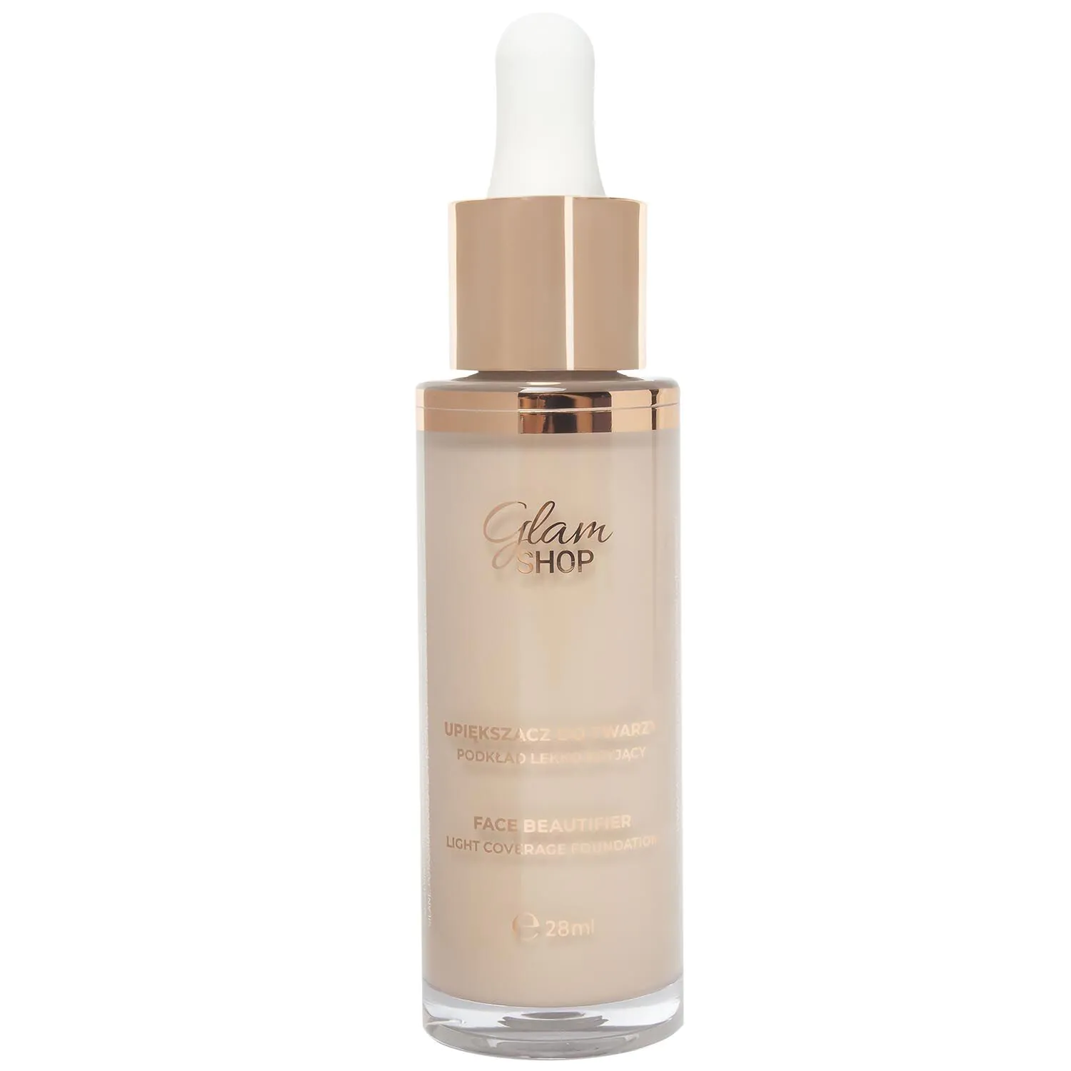 „Glam Shop Face Beautifier“ lengvo padengimo makiažo pagrindas, natūralus 1