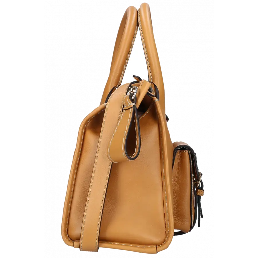 Chloé - Handtasche EDITH Büffelleder - braun