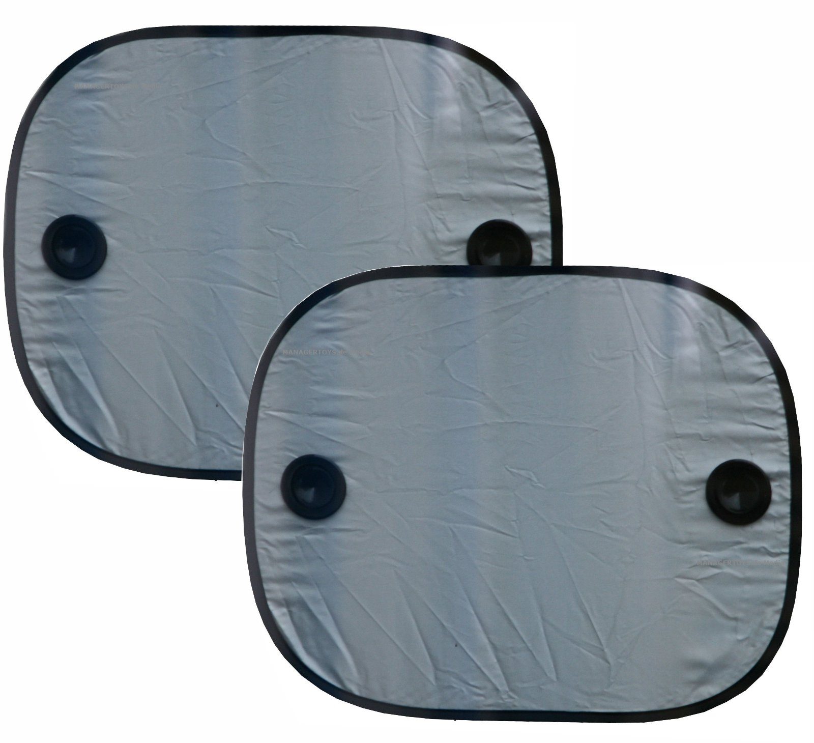 Sonnenschutz Zwei Stück starker Sonnenschutz Auto Baby Kinder universell 44 x 36 cm Sonnenblende, IWH