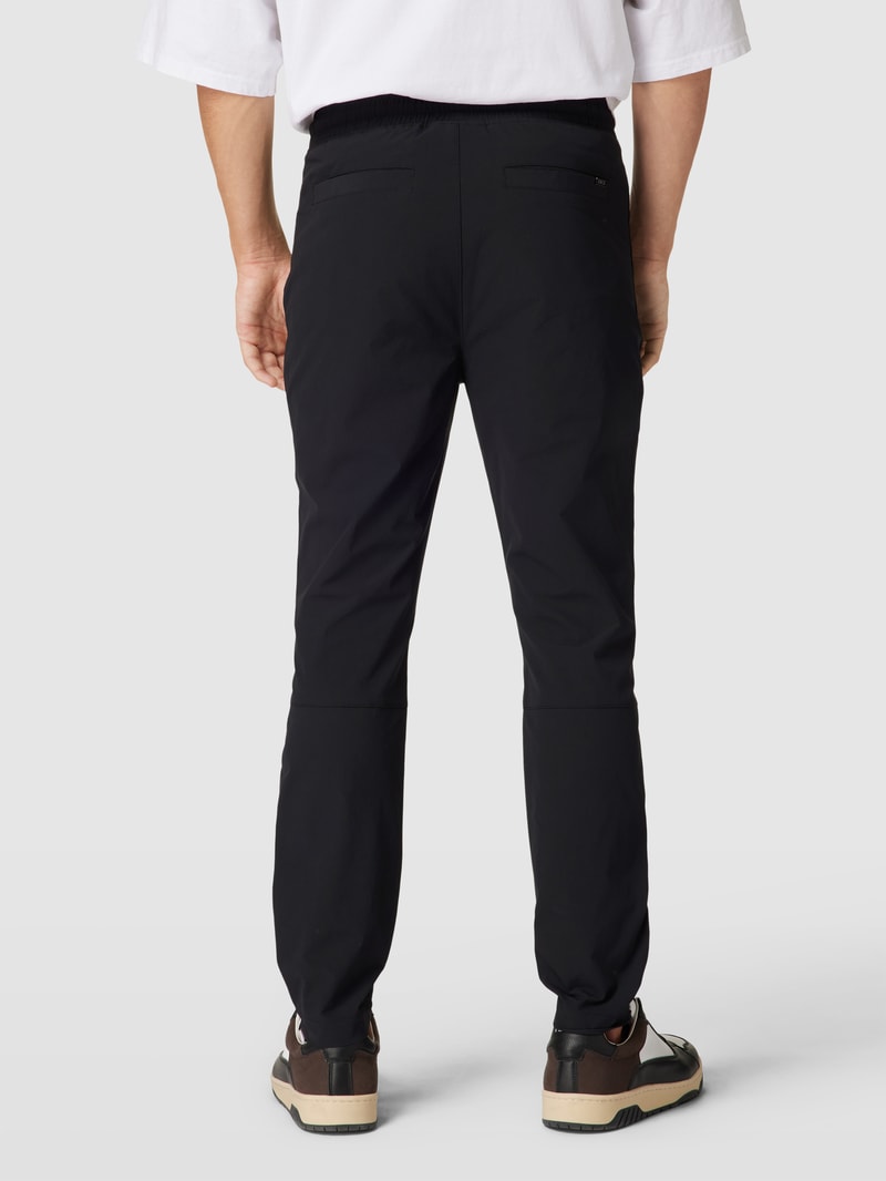 Sweatpants mit Eingrifftaschen Modell 'Luois' in schwarz