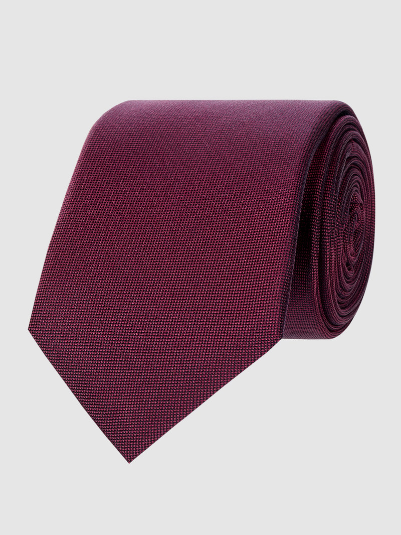 Krawatte aus reiner Seide (6,5 cm) in fuchsia