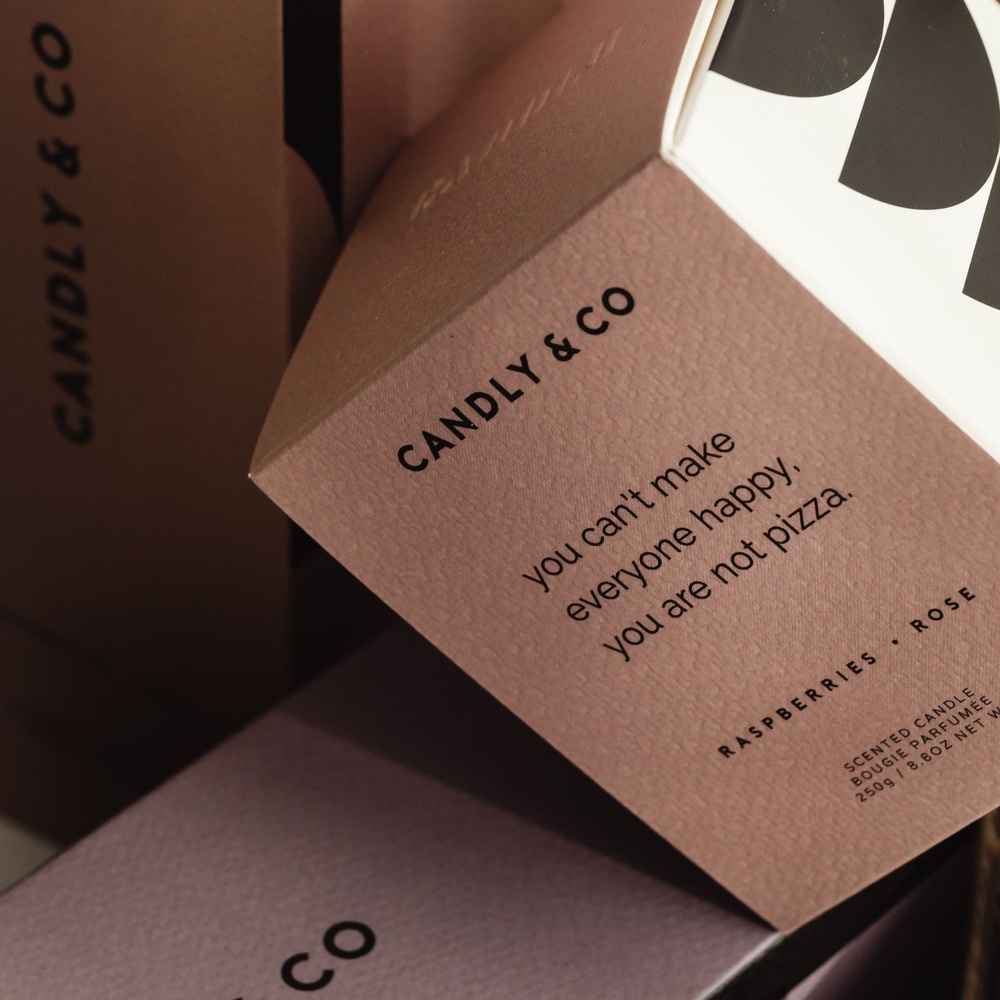 candly&co Bougie No.7 Thank you. Merci. Danke. Grazie. Bougie