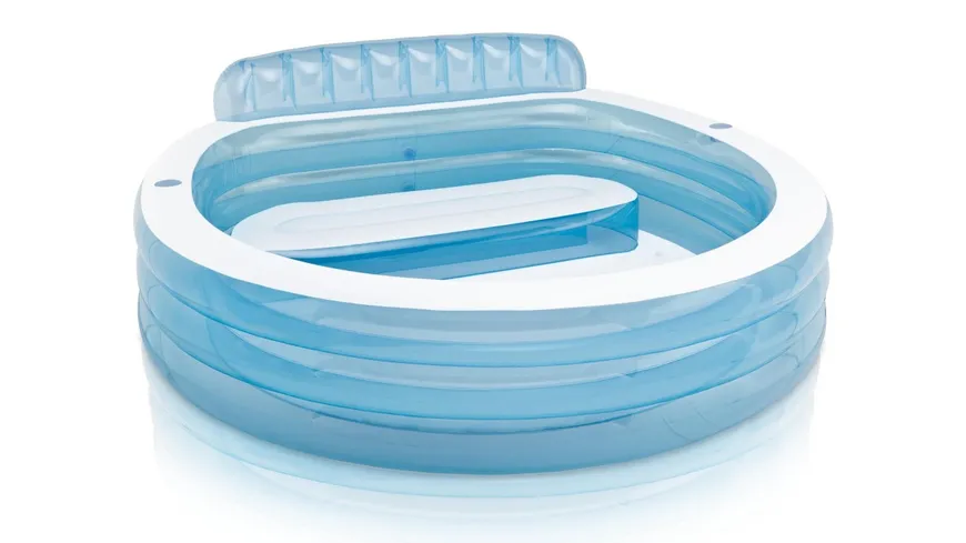 Intex - Schwimm Center Family Lounge Pool mit Sitzbank, 224 x 216 x 76 cm
