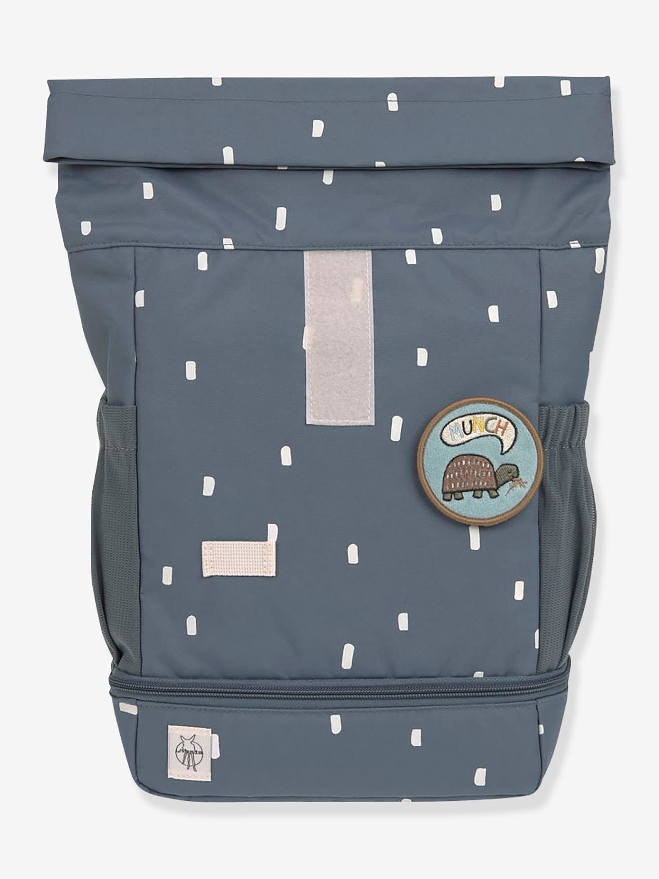 Mini sac à dos LÄSSIG Rolltop Happy Prints caramel