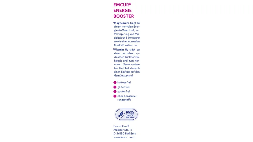 EMCUR® Energie Booster 30 Tabletten