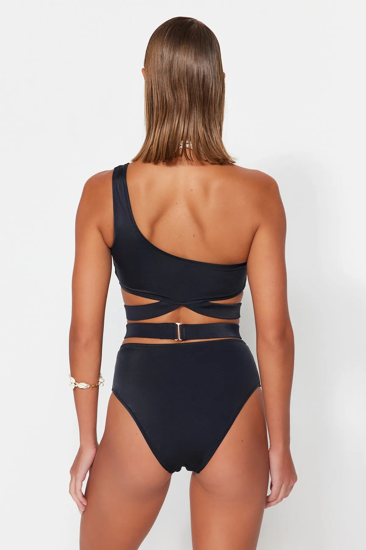 Trendyol Collection  Bikini-Set - Schwarz - Unifarben