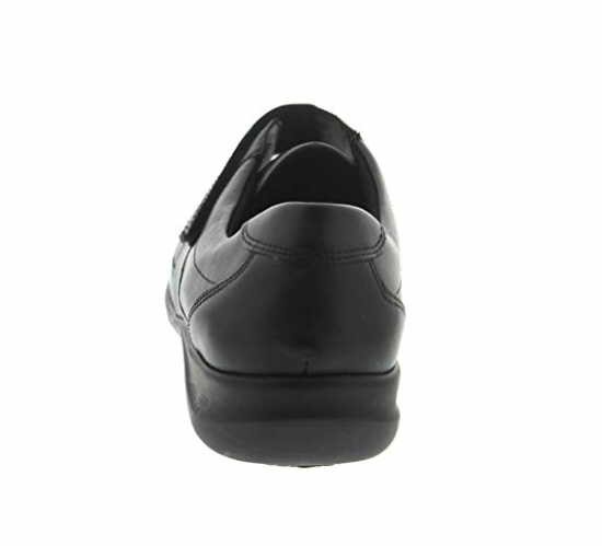 WALDLÄUFER Komfort Slipper schwarz Millu Soft
