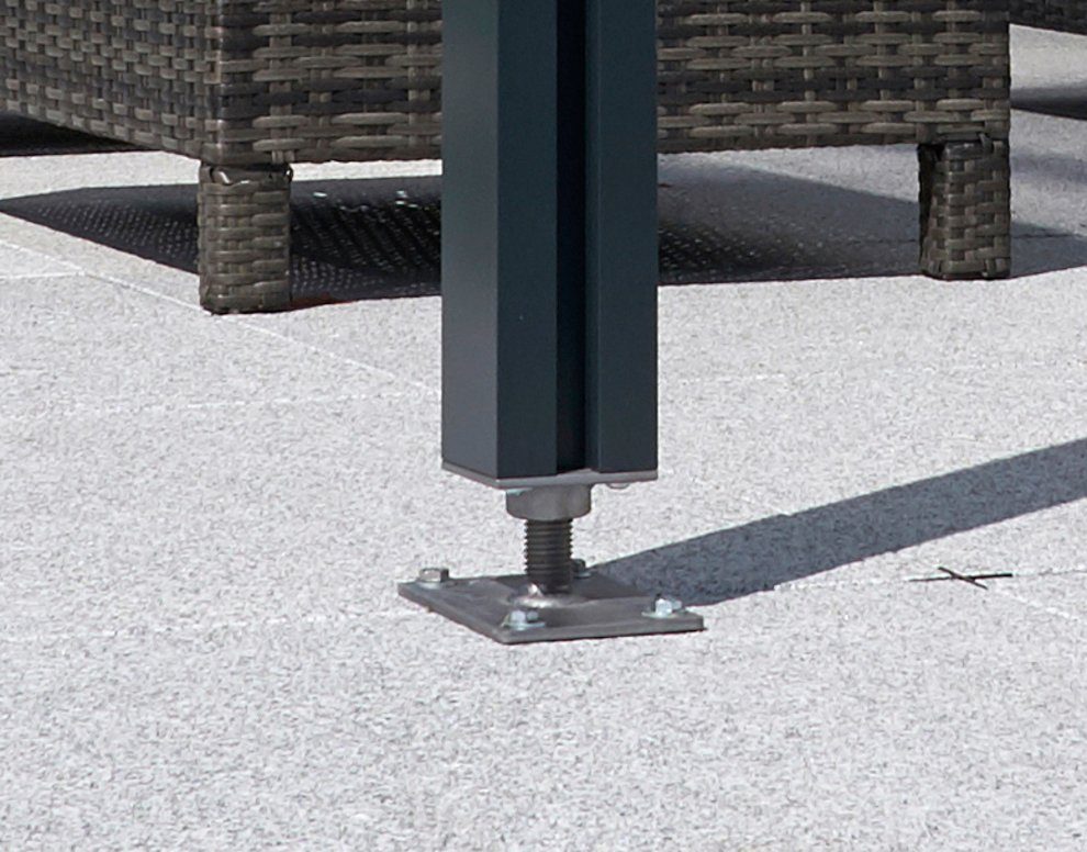 GUTTA Terrassendach Premium, BxT: 1014x406 cm, Bedachung Doppelstegplatten, BxT: 1014x406 cm, Dach Polycarbonat bronce