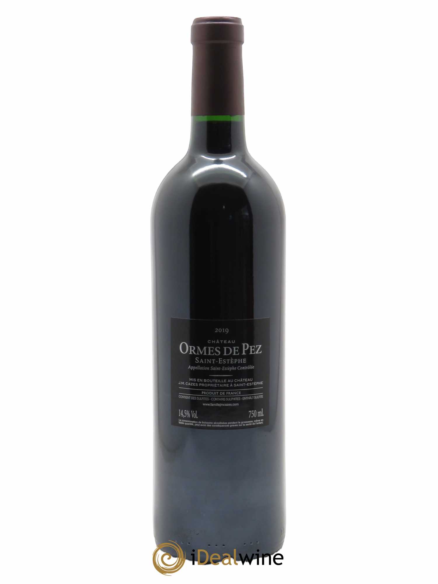Château les Ormes de Pez (CBO à partir de 6 bts) 2019 - Lot de 1 Bouteille