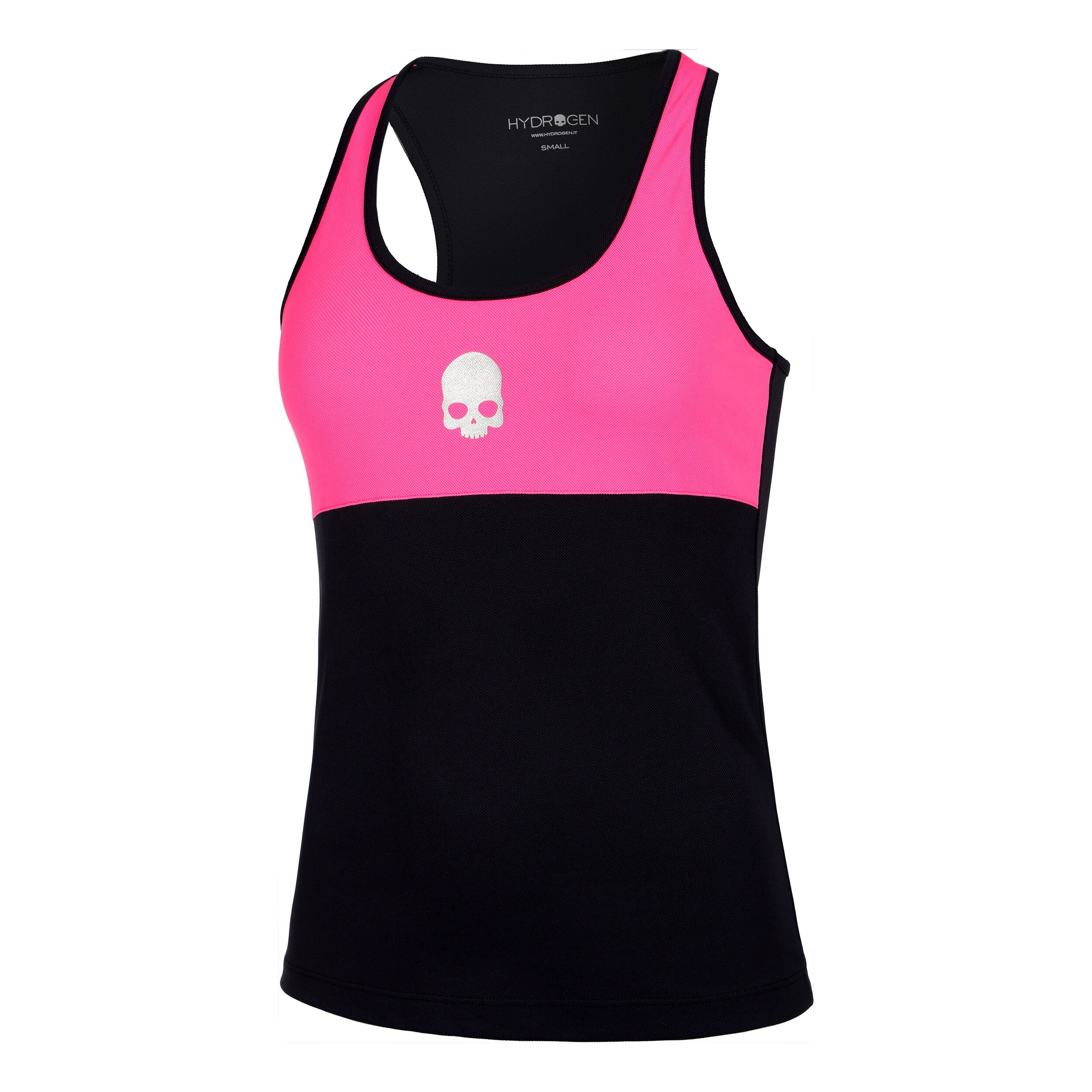 Block Color Tech Tank-Top Damen - Dunkelblau, Berry