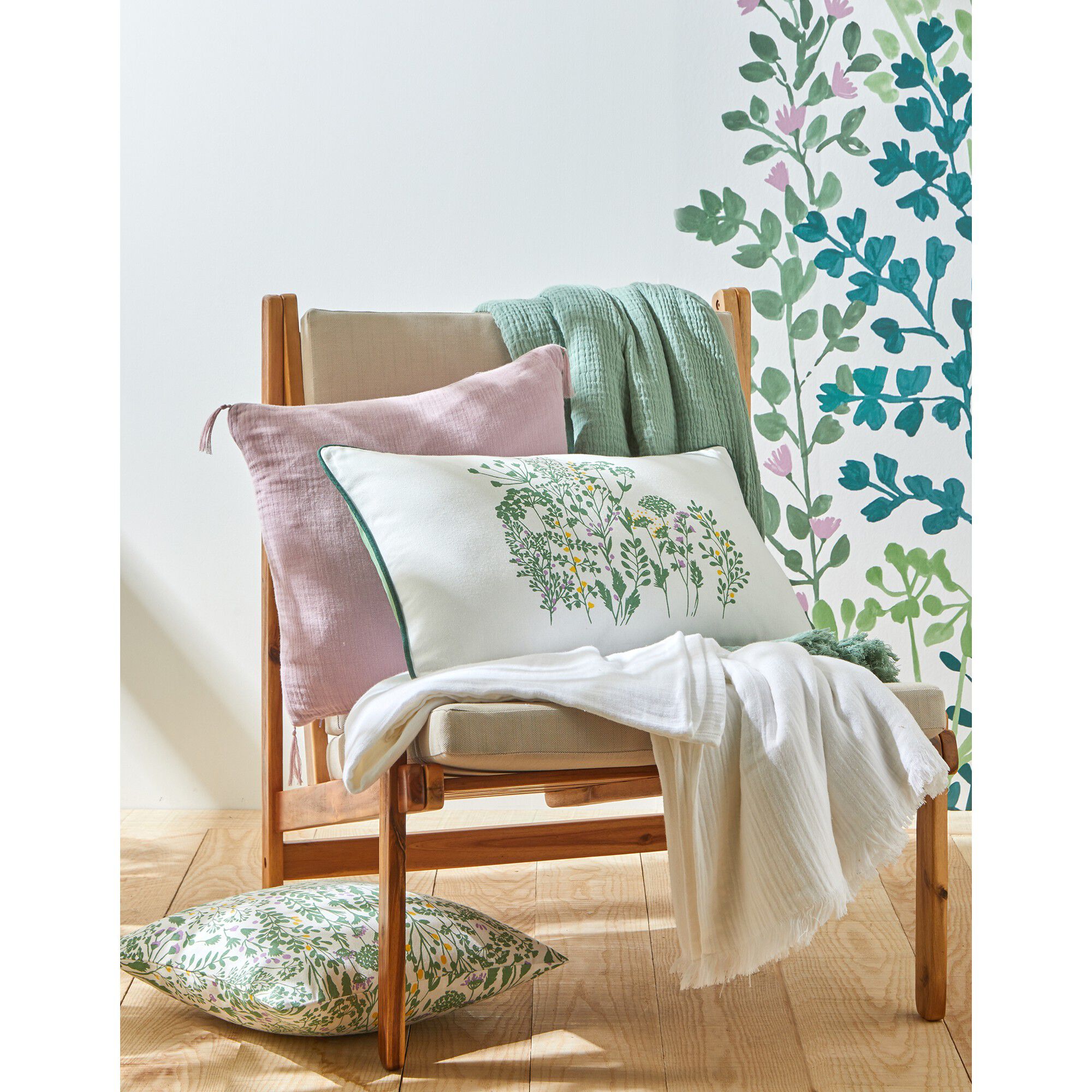 Housse de coussin imprimé Gramini rectangulaire
