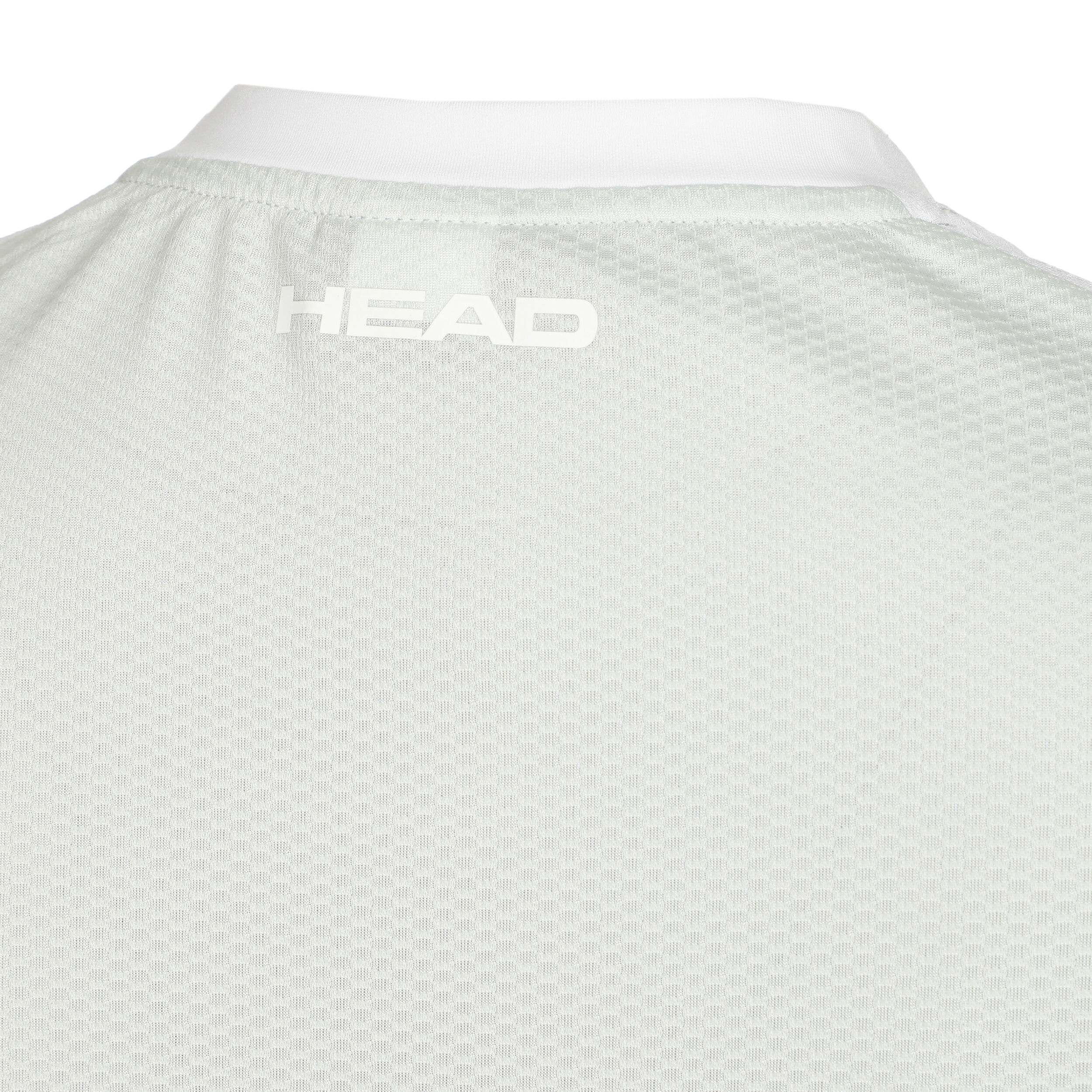 Tie-Break T-Shirt Damen - Hellgrau, Weiß