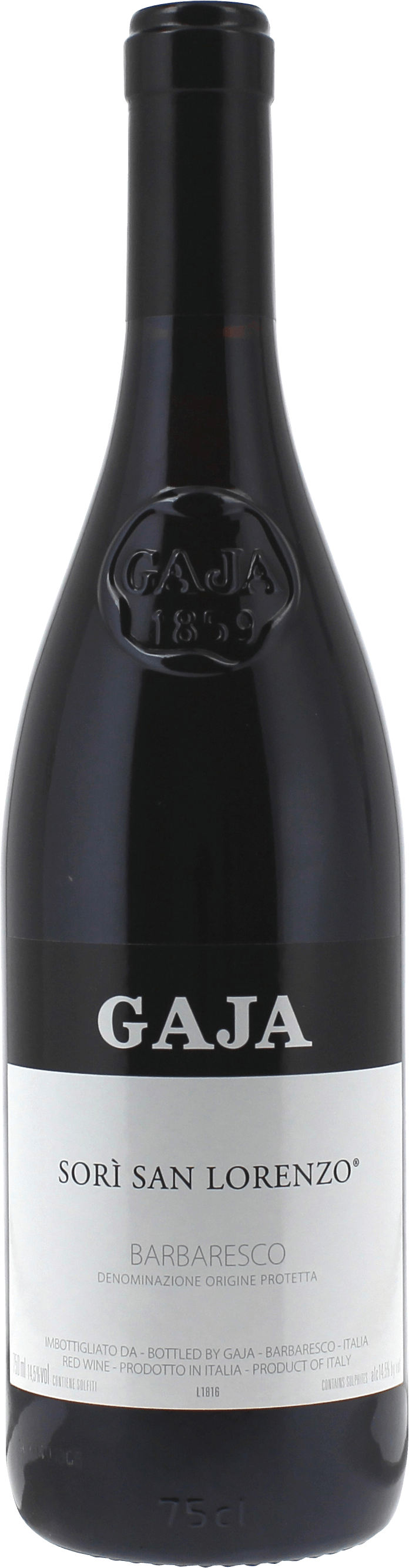 Gaja - sori san lorenzo nebbiolo - barbaresco 2017