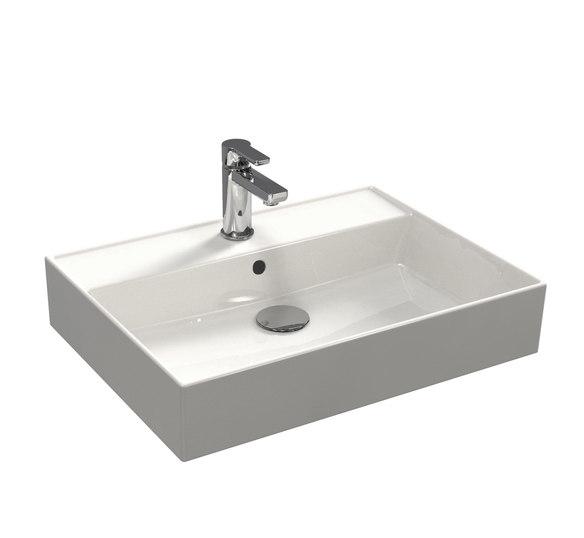 Aqua Bagno Waschbecken Aqua Bagno Loft Air Design Keramik Waschbecken 60 (Packung)