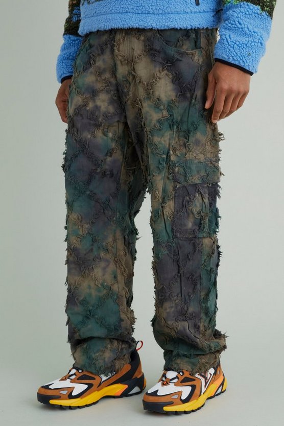 Lockere Camouflage Cargohose
